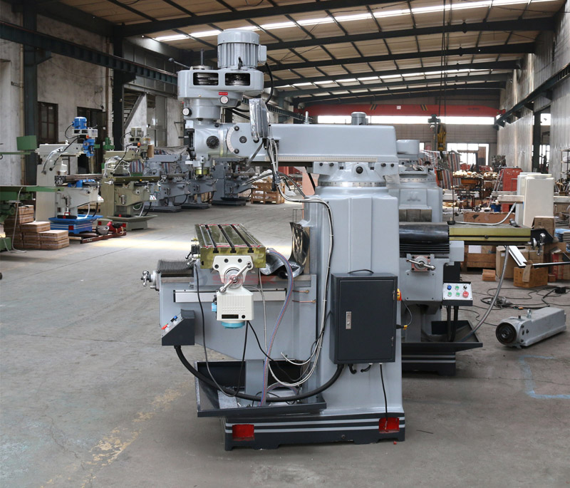 普通铣床4HW炮塔铣床立卧两用炮塔铣床数显炮塔铣床台湾铣头铣床