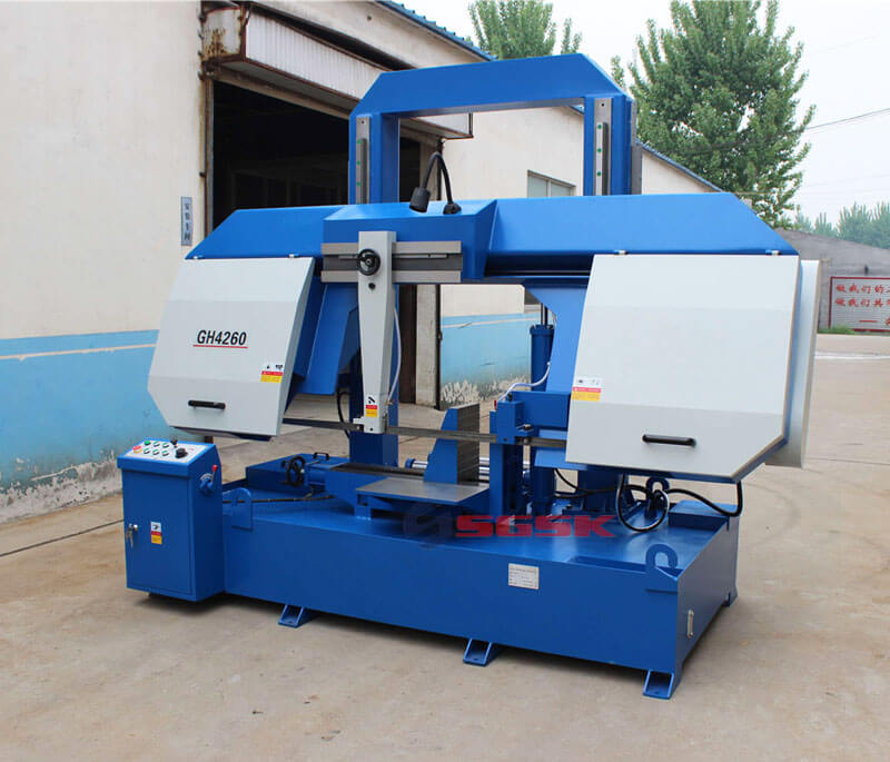 双立柱金属带锯床GH4260锯床卧式锯床液压加紧锯床