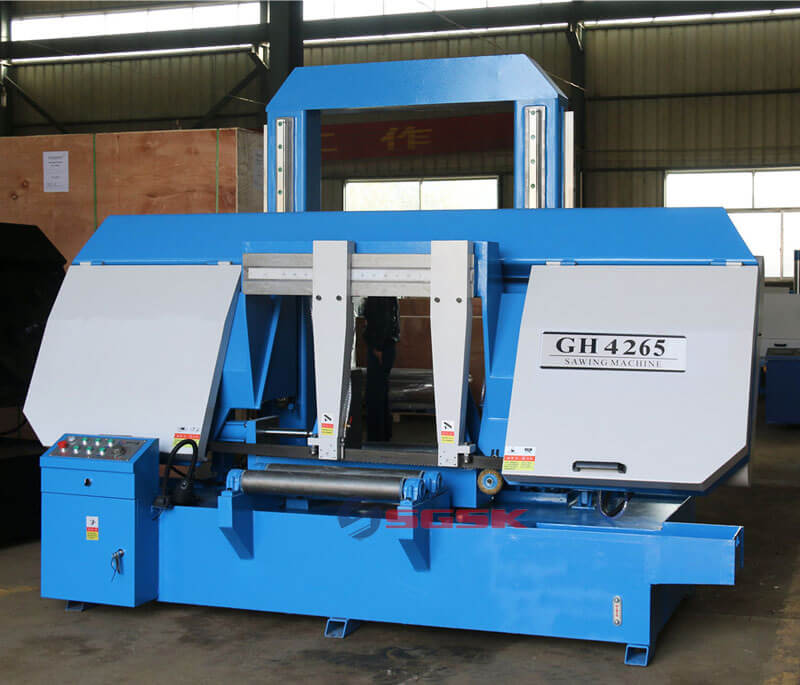 双立柱金属带锯床GH4260锯床卧式锯床液压加紧锯床
