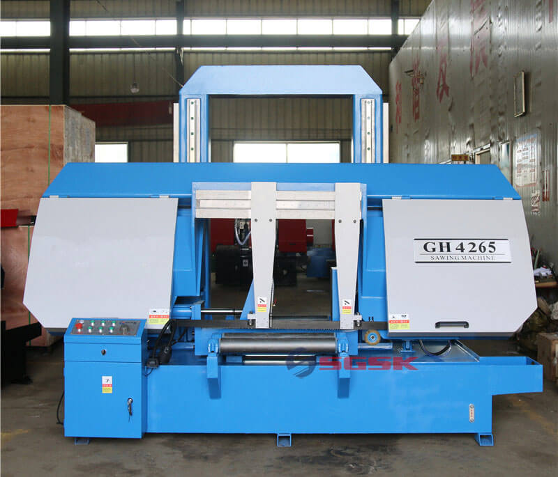 双立柱金属带锯床GH4260锯床卧式锯床液压加紧锯床
