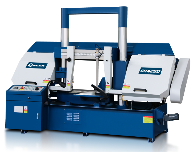 数控锯床GHS42系列数控锯床卧式双立柱数控金属带锯床自动数控锯床