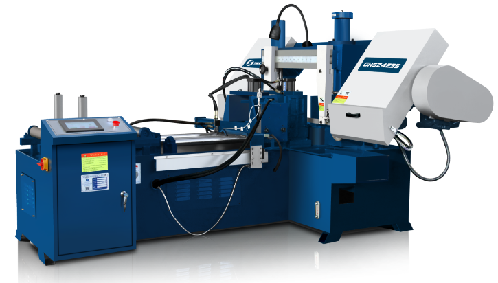 数控转角度带锯床GHSZ42系列锯床双立柱金属带锯床卧式锯床旋转角度锯床