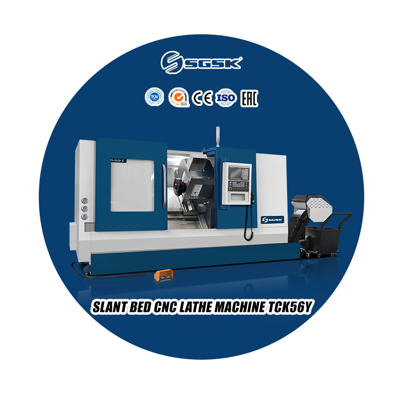 大型斜床身数控车床TCK56Y重型斜床身数控车床台湾线轨数控车床
